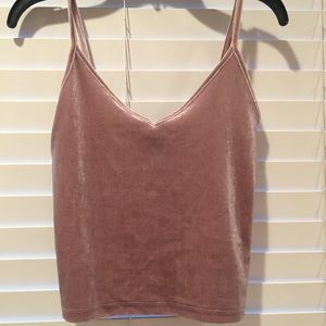 Ross velvet v neck tank top